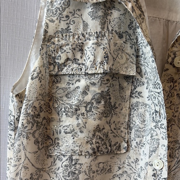 J. Crew Light Gray and White Dress - Picture 10 of 12